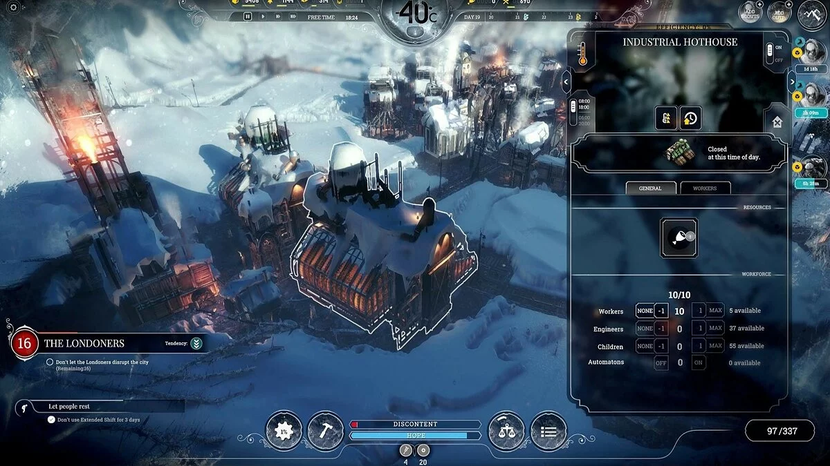 Скриншоты из Frostpunk / Картинка 90