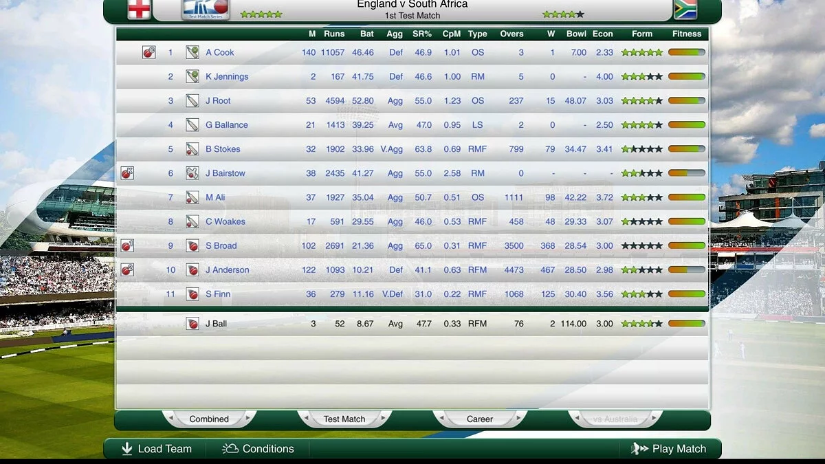 Скриншоты из Cricket Captain 2017 / Картинка 7