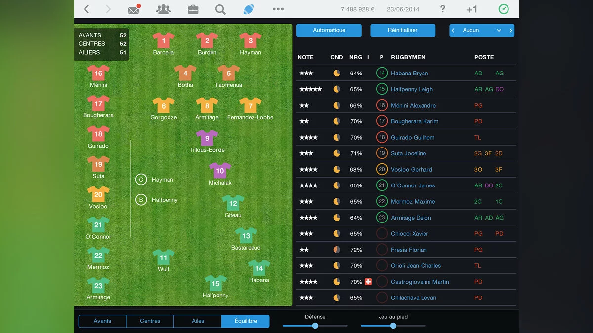 Скриншоты из Pro Rugby Manager 2015 / Картинка 2