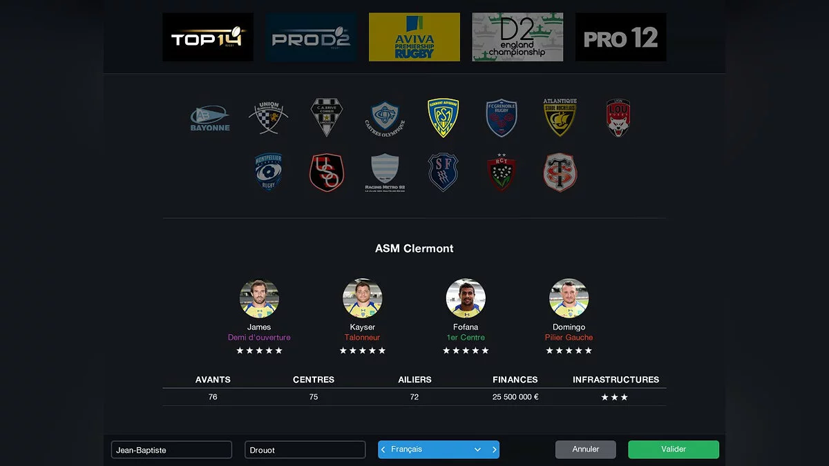 Скриншоты из Pro Rugby Manager 2015 / Картинка 14