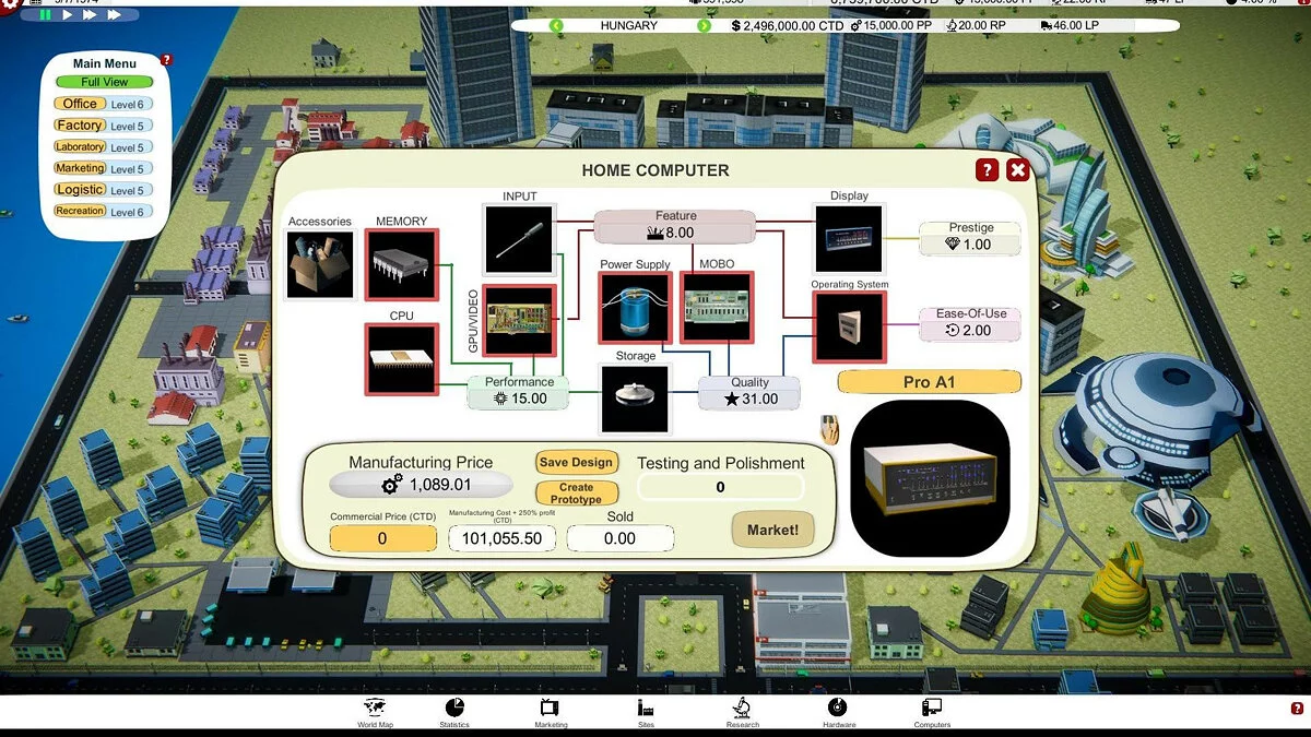 Скриншоты из Computer Tycoon / Картинка 4