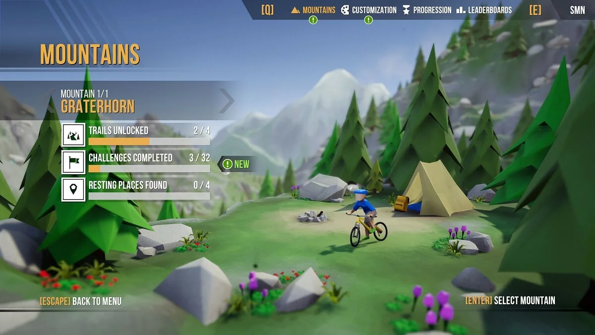 Скриншоты из Lonely Mountains: Downhill / Картинка 43