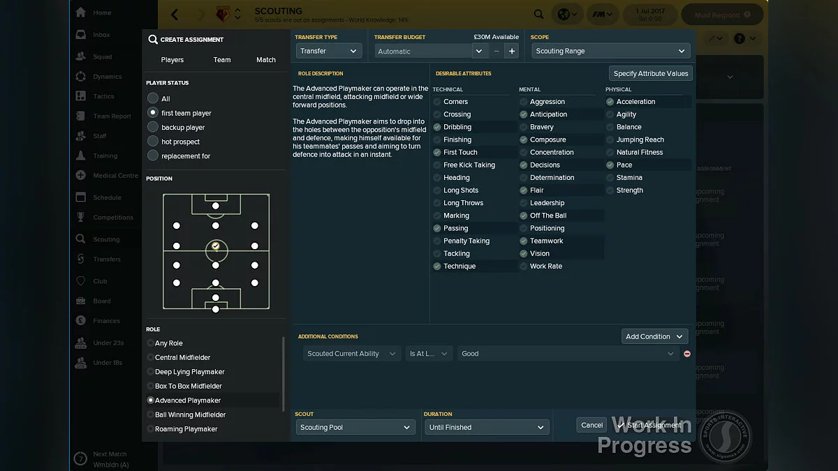 Скриншоты из Football Manager 2018 / Картинка 4
