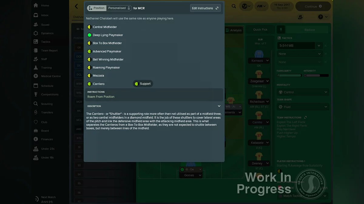 Скриншоты из Football Manager 2018 / Картинка 5