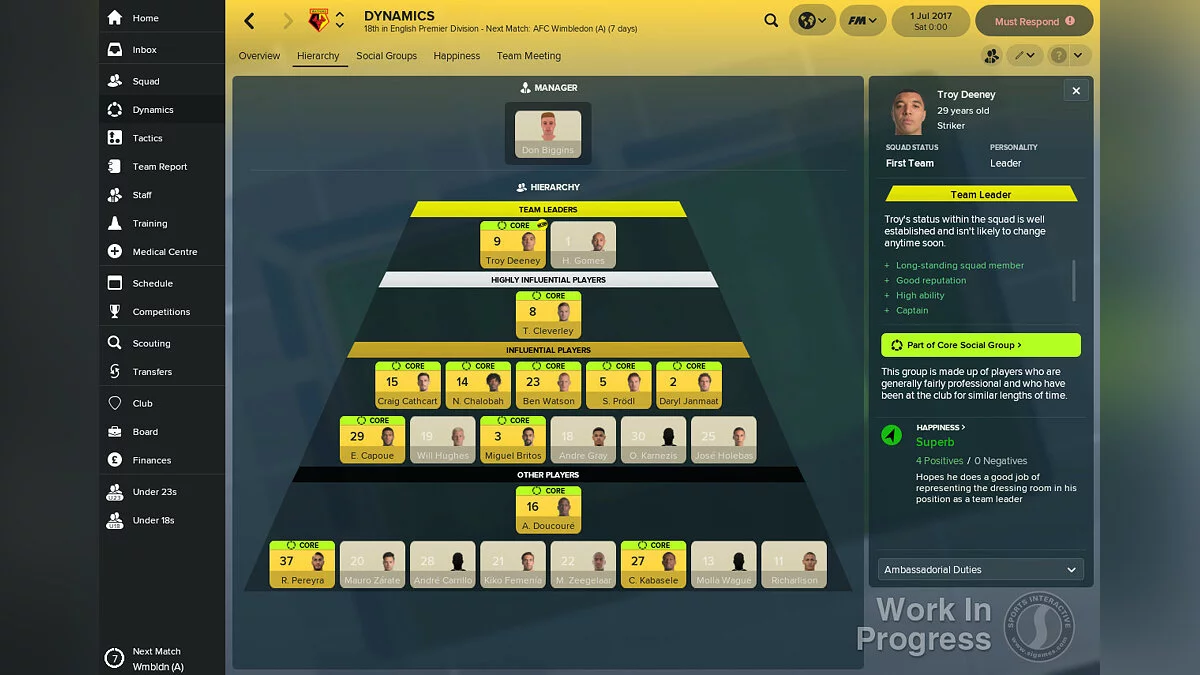 Скриншоты из Football Manager 2018 / Картинка 6