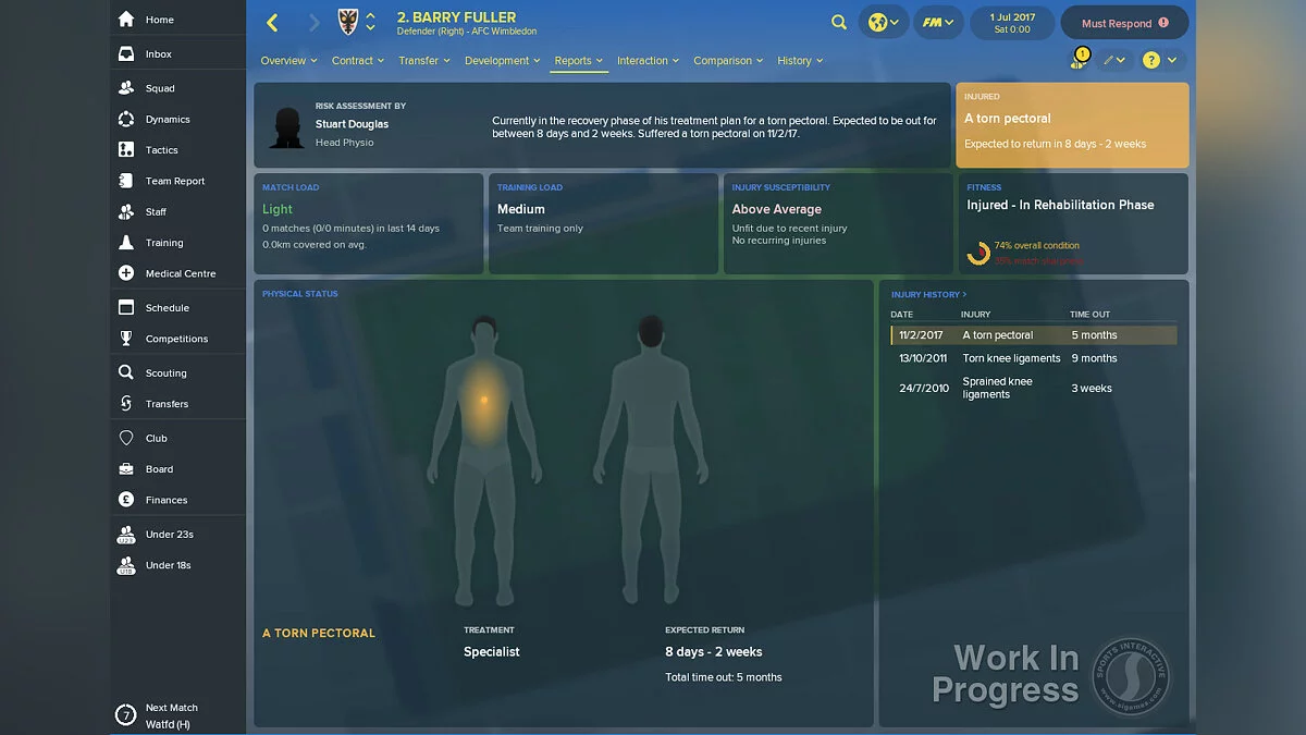 Скриншоты из Football Manager 2018 / Картинка 7