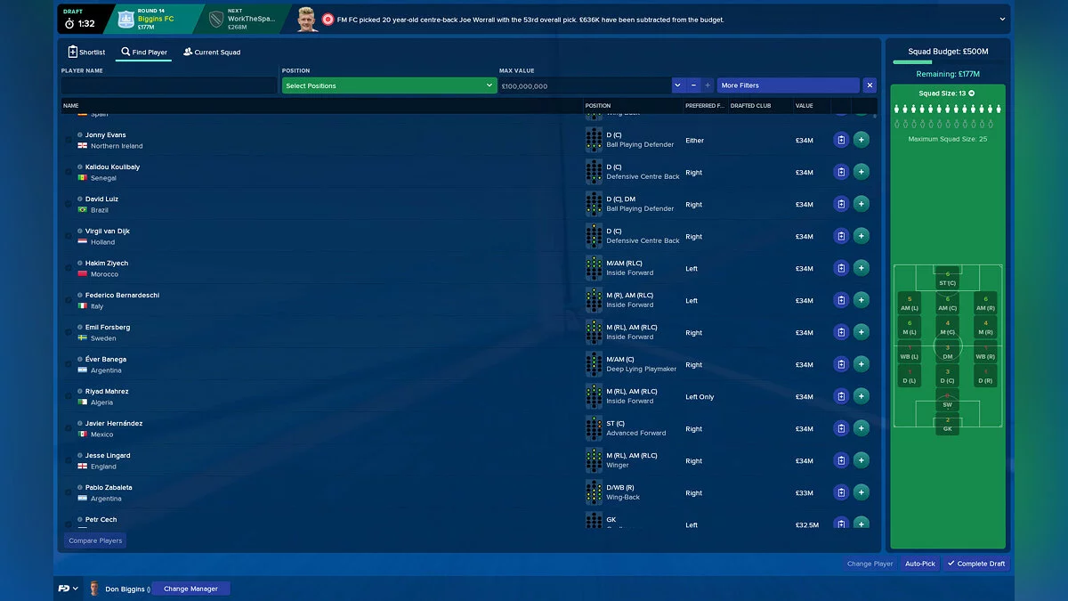 Скриншоты из Football Manager 2018 / Картинка 10