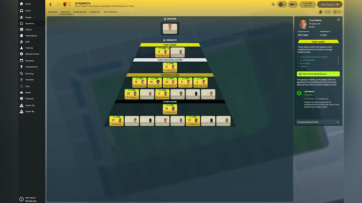 Скриншоты из Football Manager 2018 / Картинка 11