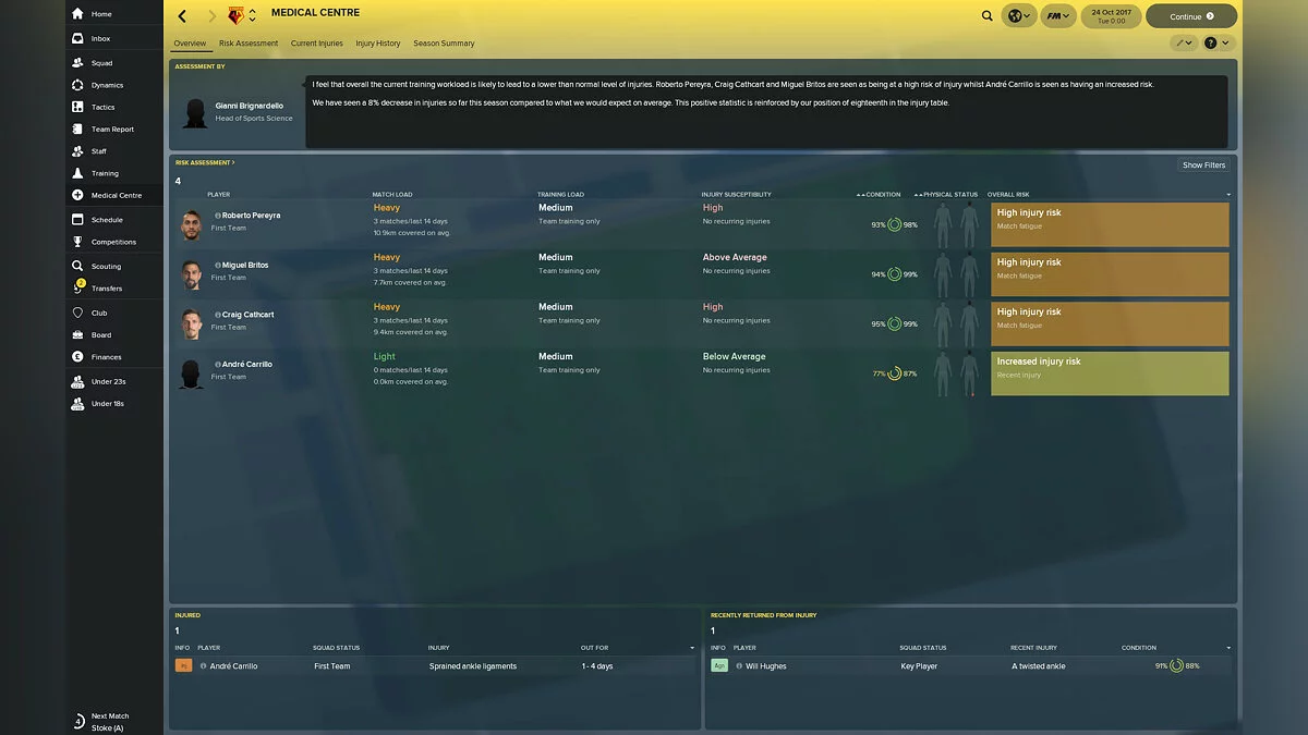 Скриншоты из Football Manager 2018 / Картинка 12
