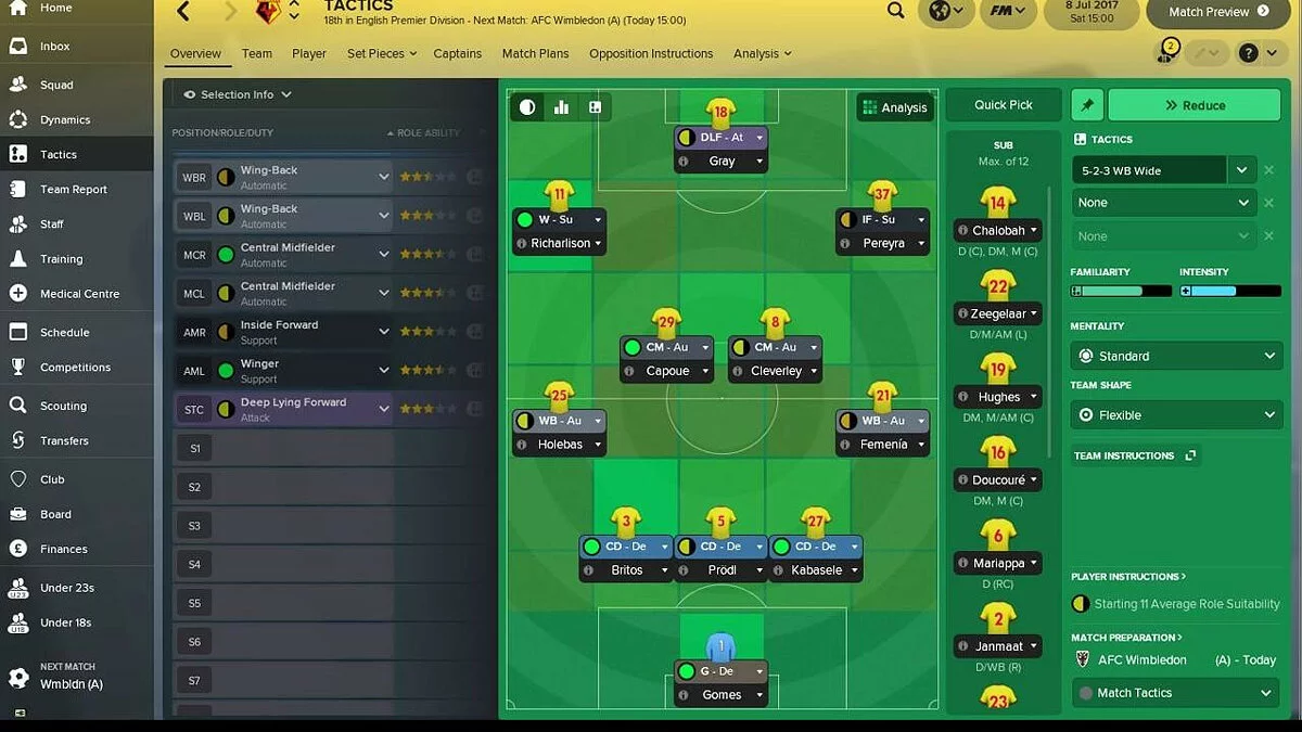 Скриншоты из Football Manager 2018 / Картинка 18