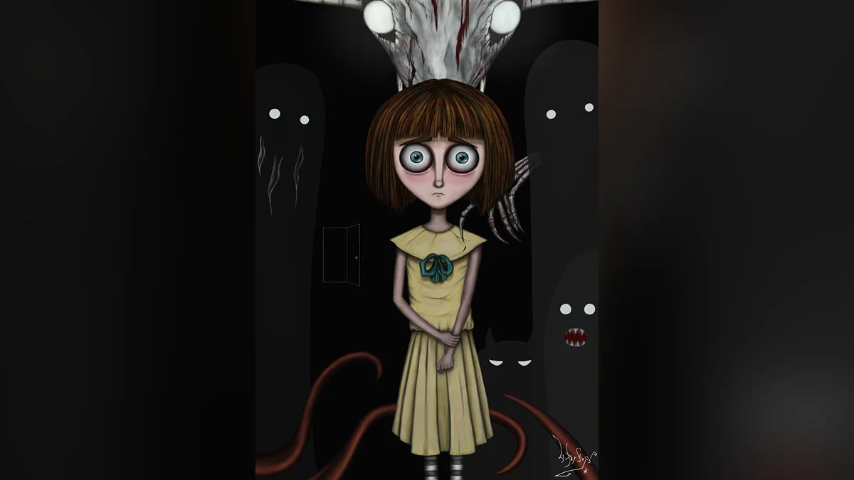 Арт из Fran Bow / Картинка 14