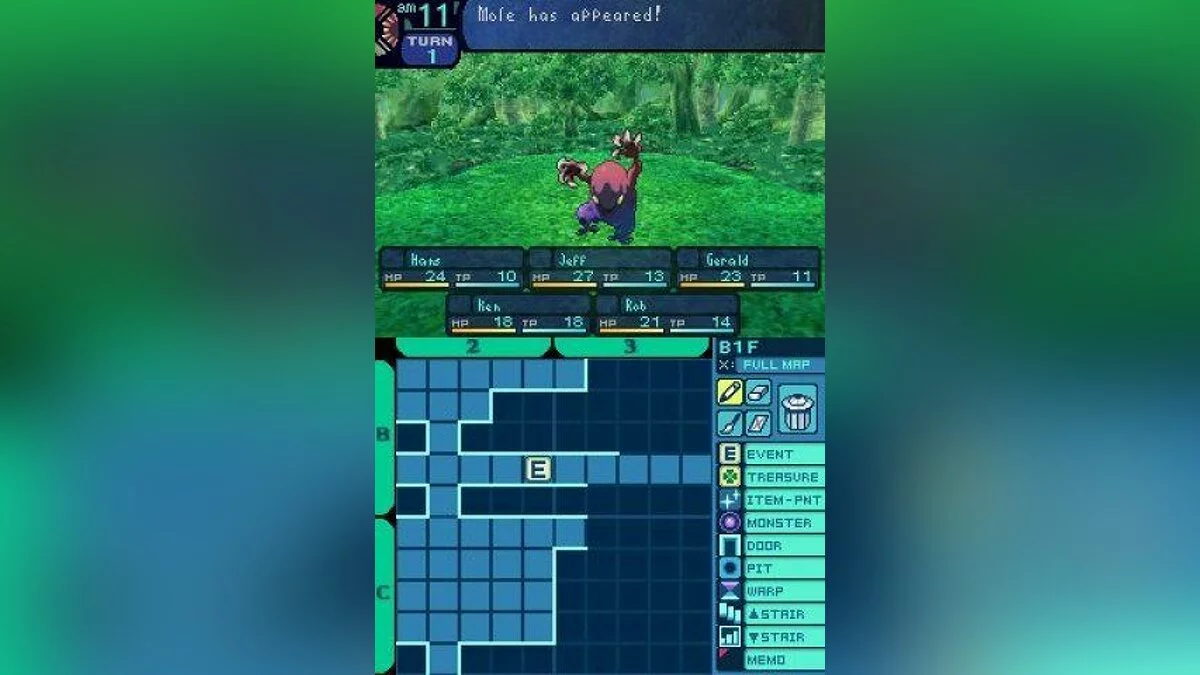 Скриншоты из Etrian Odyssey / Картинка 1