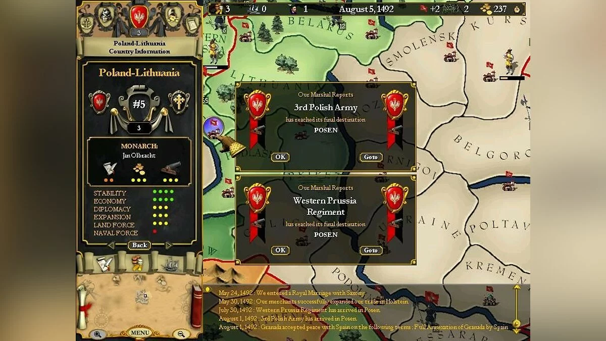 Скриншоты из Europa Universalis / Картинка 22