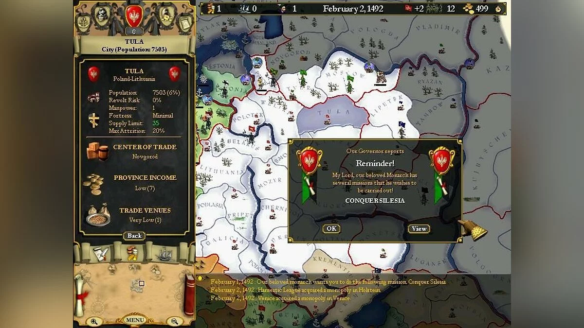 Скриншоты из Europa Universalis / Картинка 20