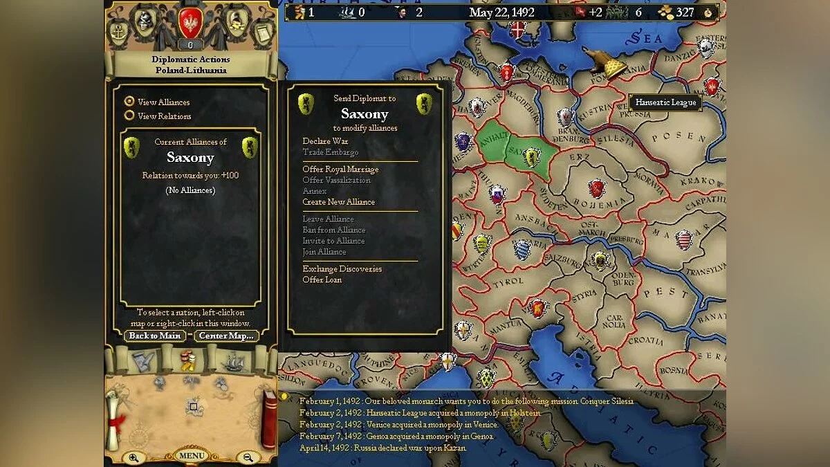 Скриншоты из Europa Universalis / Картинка 21