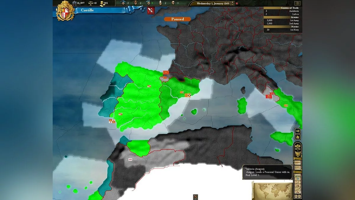 Скриншоты из Europa Universalis 3 / Картинка 72