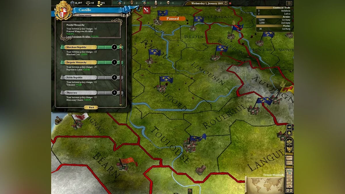 Скриншоты из Europa Universalis 3 / Картинка 76