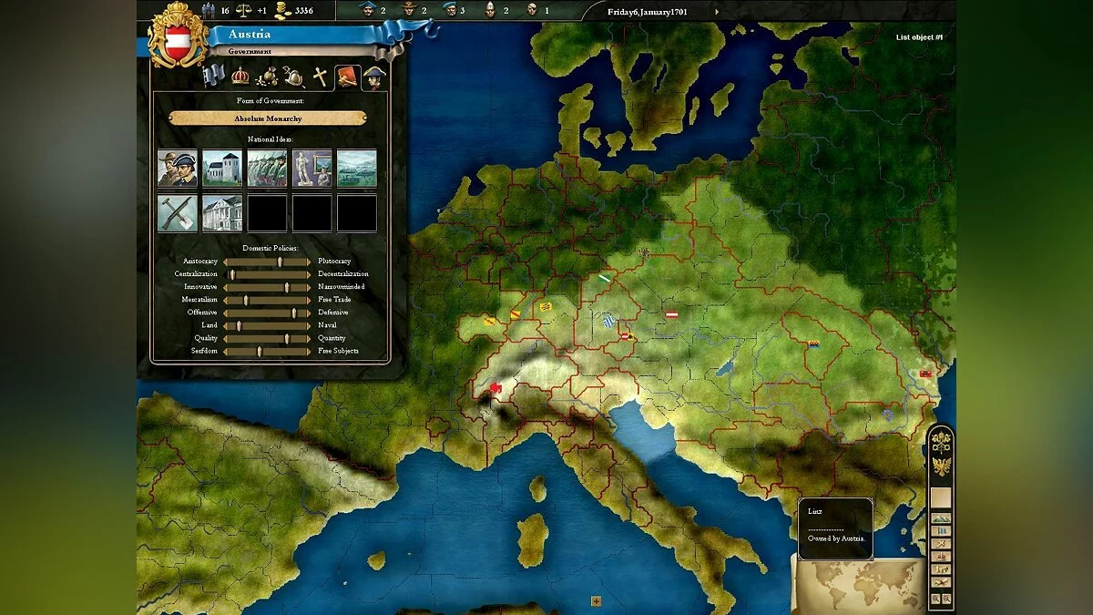 Скриншоты из Europa Universalis 3 / Картинка 16