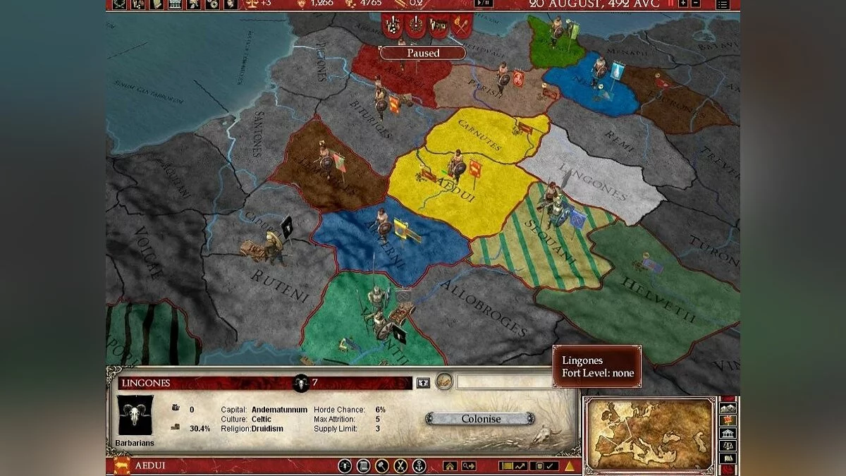 Скриншоты из Europa Universalis: Rome / Картинка 70