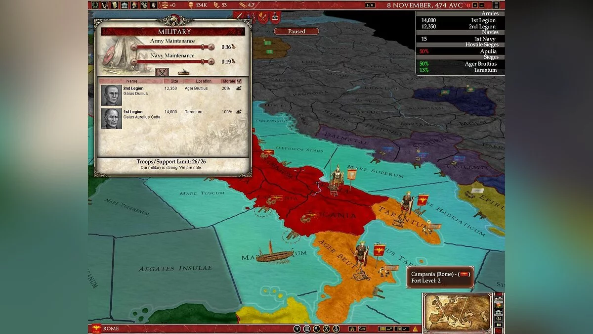 Скриншоты из Europa Universalis: Rome / Картинка 6