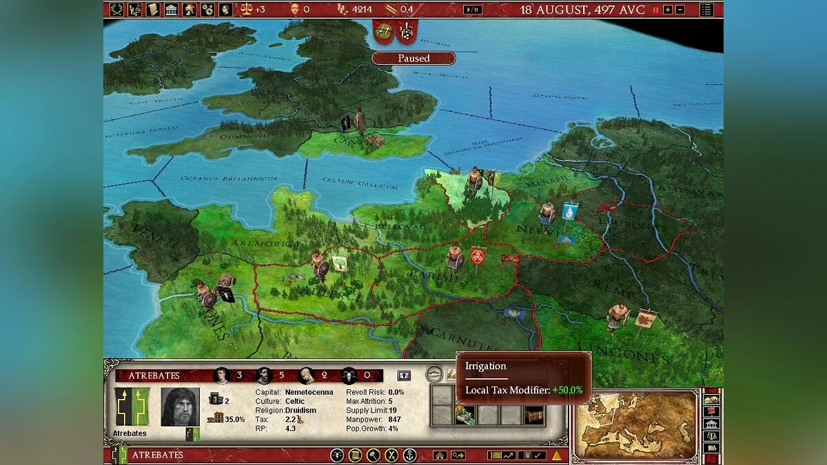 Скриншоты из Europa Universalis: Rome / Картинка 18