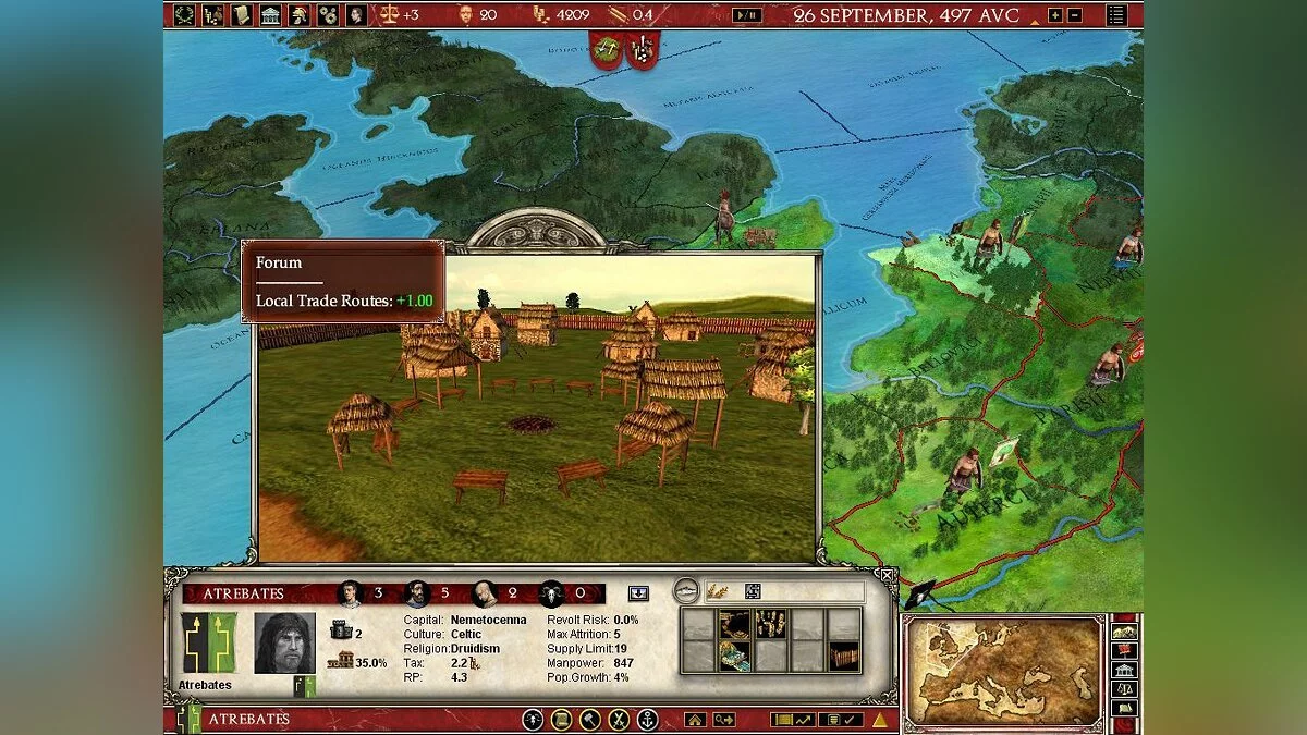Скриншоты из Europa Universalis: Rome / Картинка 19