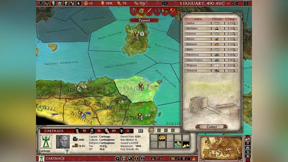 Скриншоты из Europa Universalis: Rome / Картинка 37