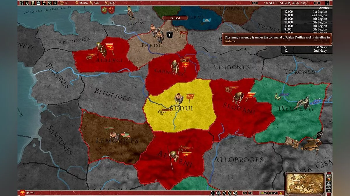 Скриншоты из Europa Universalis: Rome / Картинка 49