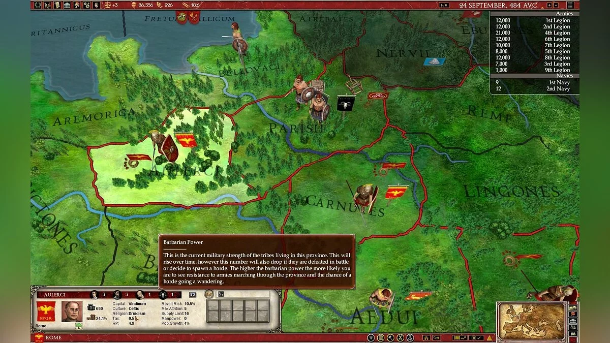 Скриншоты из Europa Universalis: Rome / Картинка 52