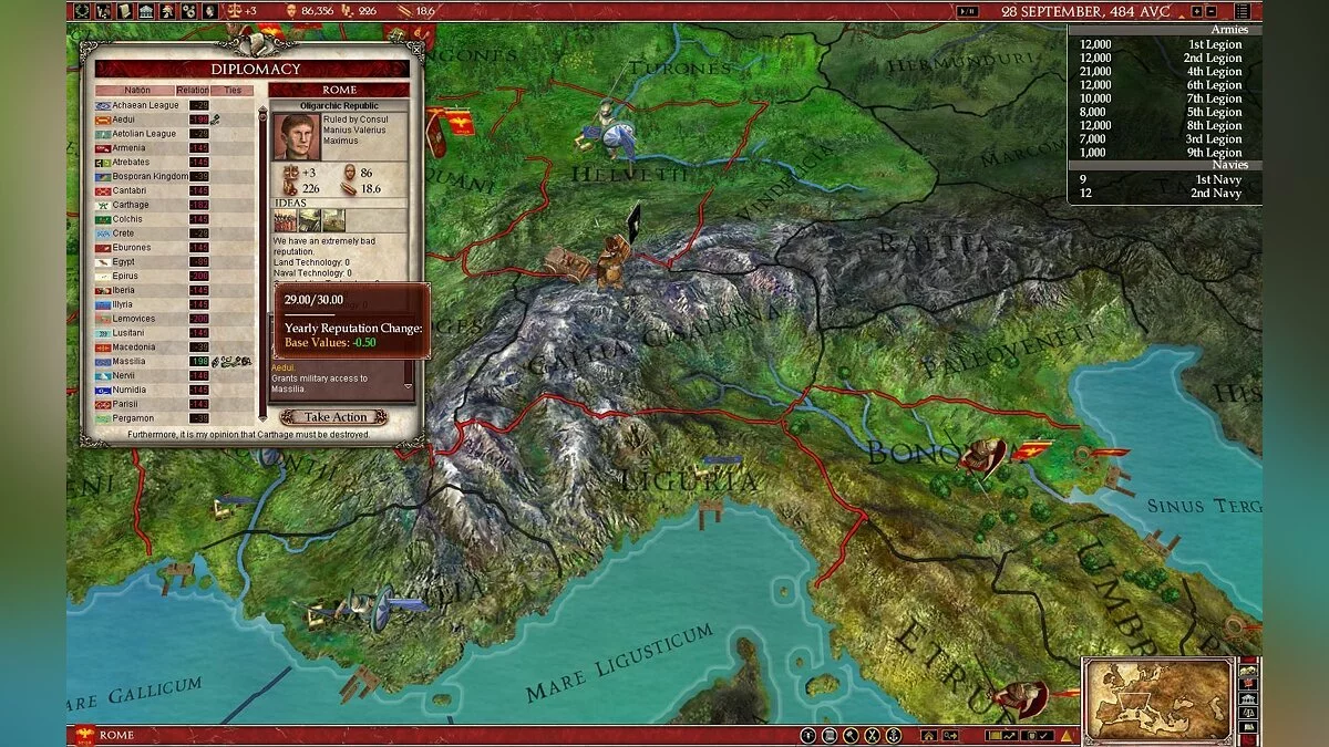 Скриншоты из Europa Universalis: Rome / Картинка 53