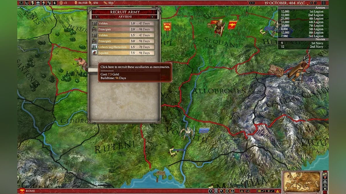 Скриншоты из Europa Universalis: Rome / Картинка 57