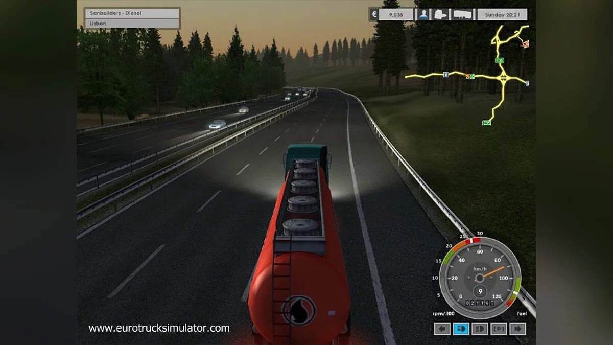 Скриншоты из Euro Truck Simulator / Картинка 17