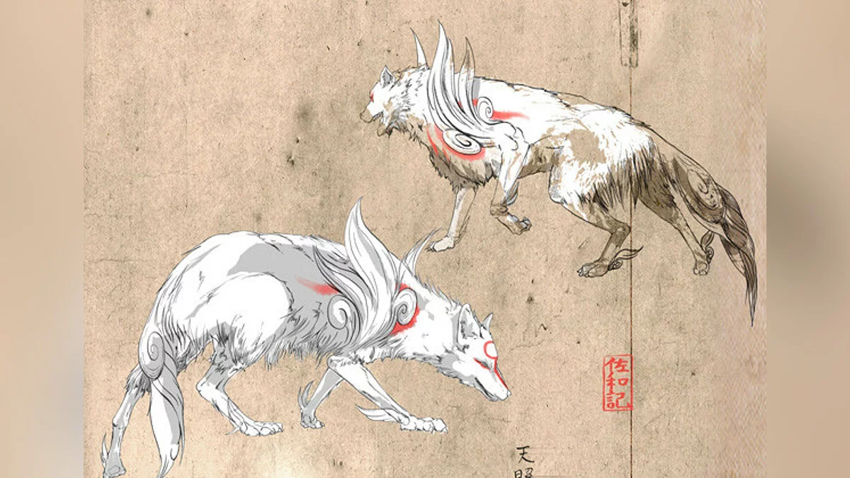 Арт из Okami / Картинка 13