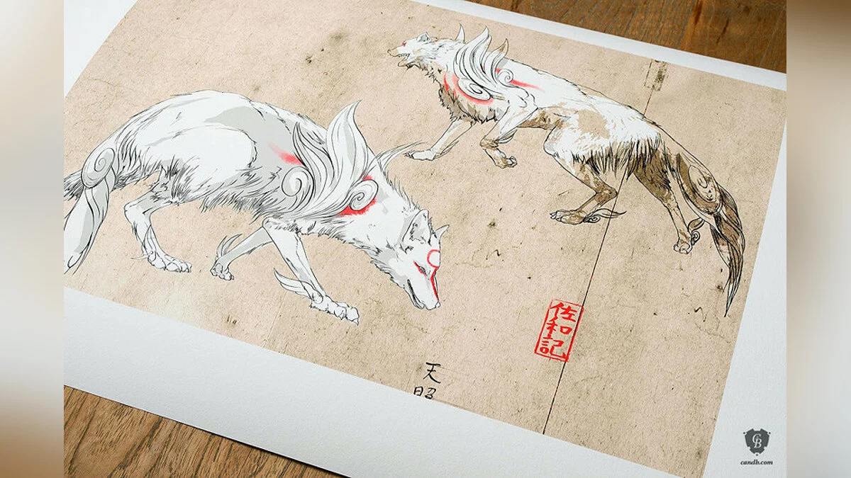 Арт из Okami / Картинка 14
