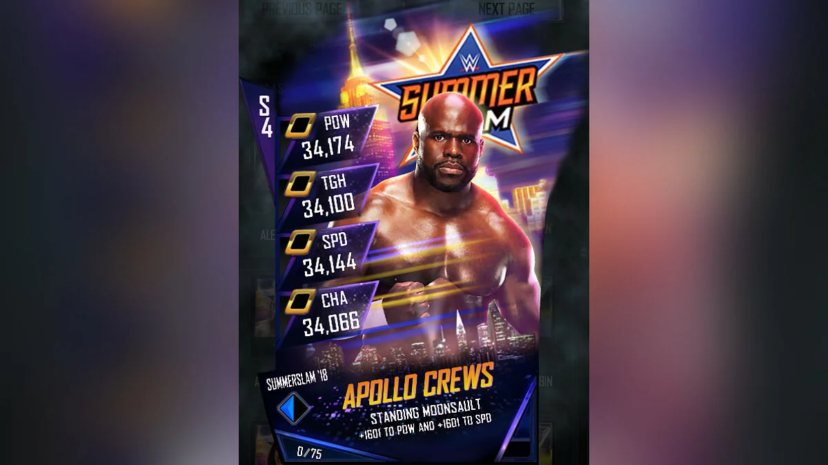 Арт из WWE SuperCard / Картинка 27