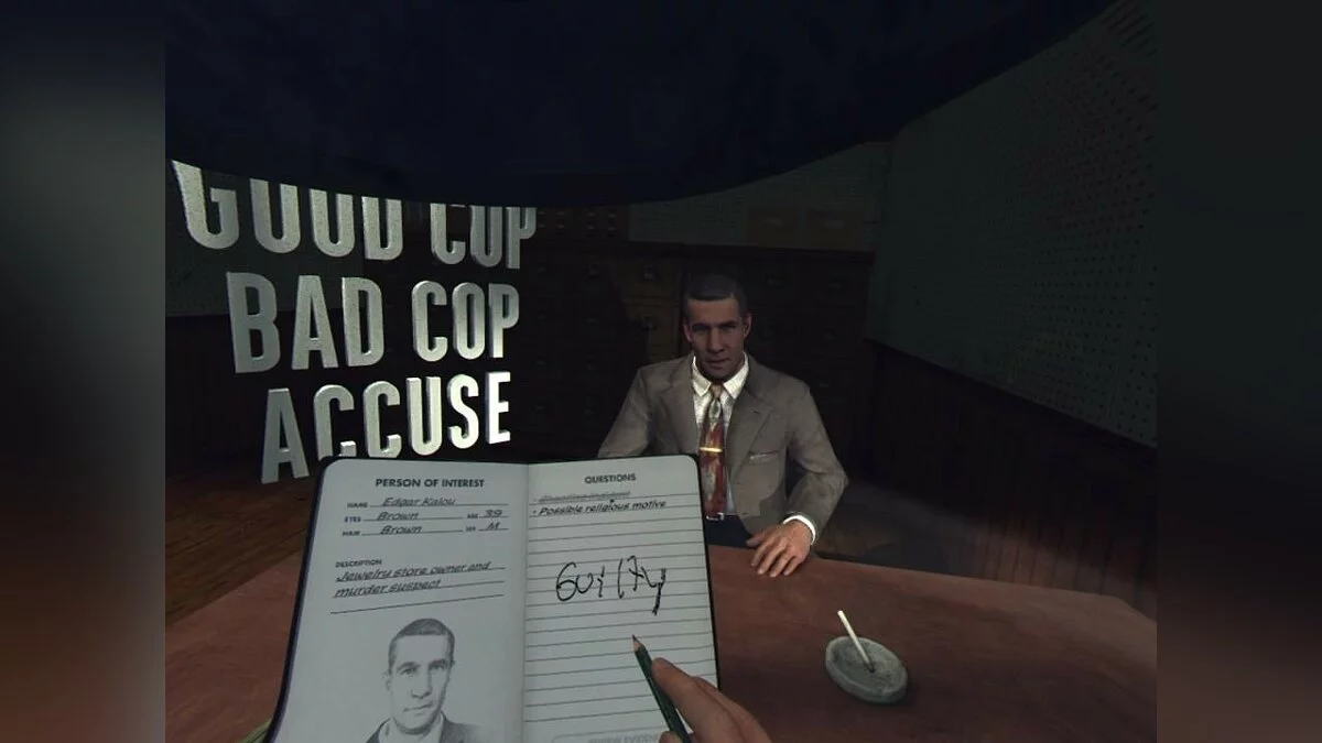 Скриншоты из L.A. Noire: The VR Case Files / Картинка 31