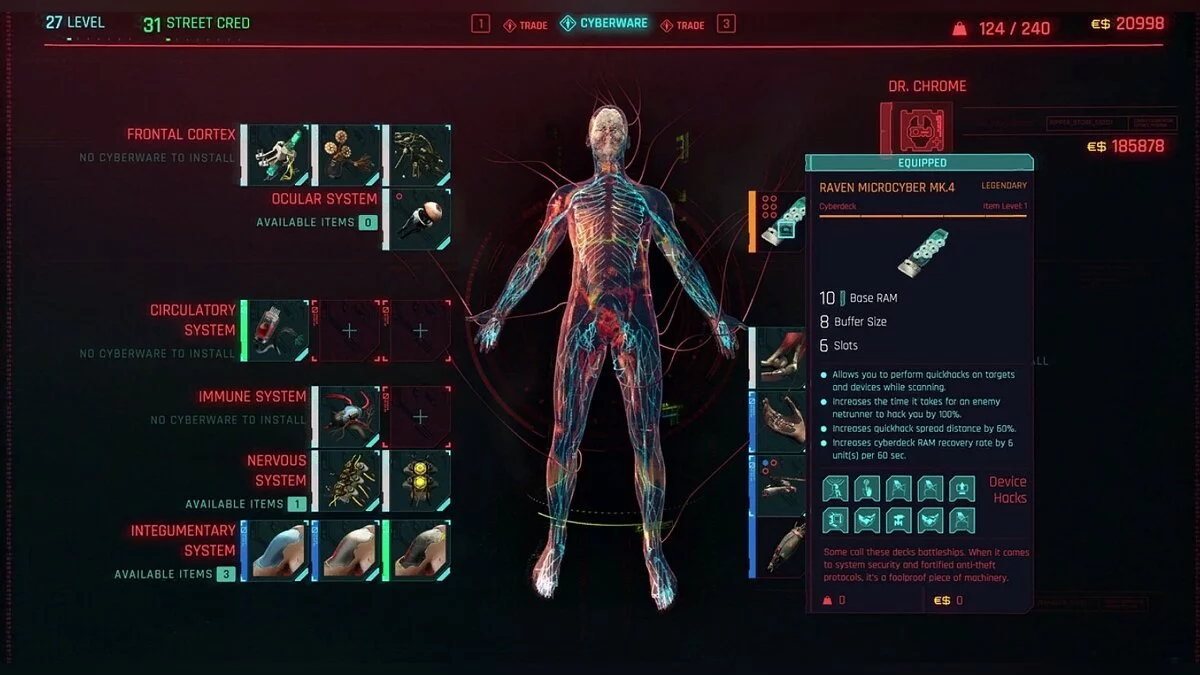 Скриншоты из Cyberpunk 2077 / Картинка 269