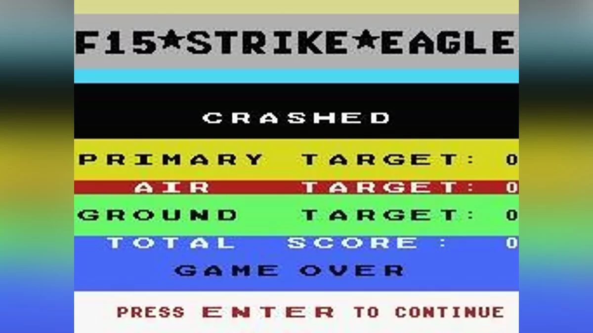 Скриншоты из F-15 Strike Eagle / Картинка 37