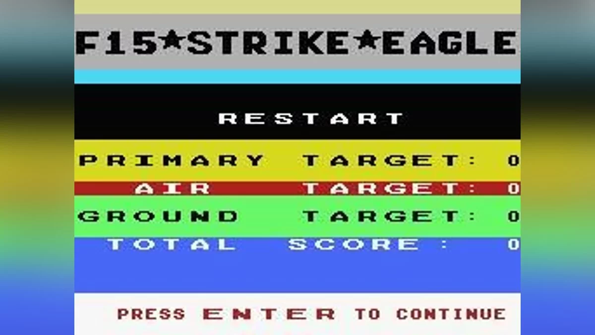 Скриншоты из F-15 Strike Eagle / Картинка 50