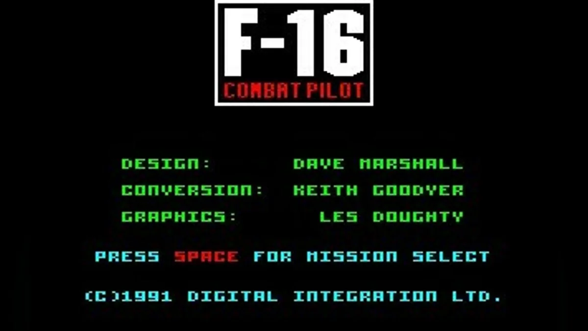 Скриншоты из F-16 Combat Pilot / Картинка 34