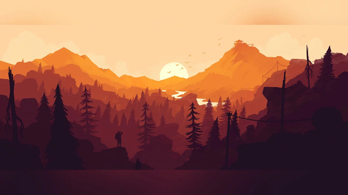 Арт из Firewatch / Картинка 4