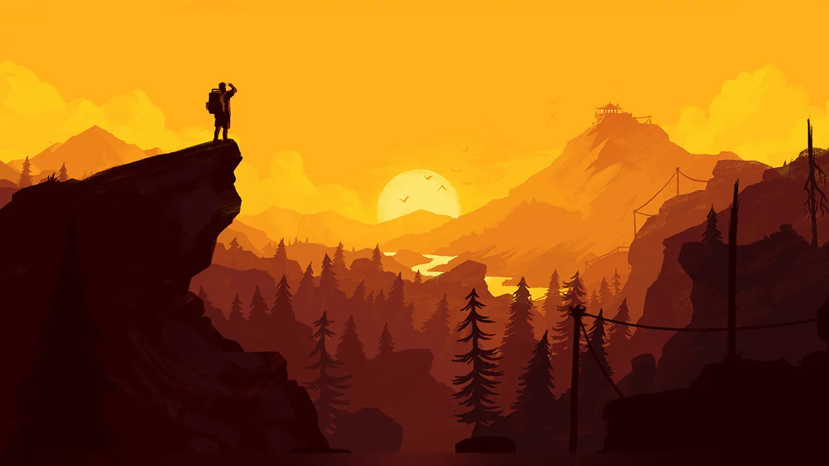 Арт из Firewatch / Картинка 2