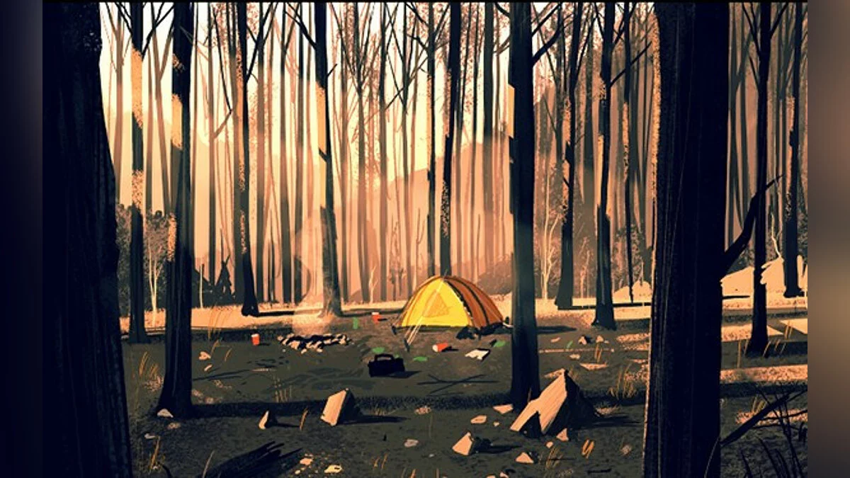 Арт из Firewatch / Картинка 7