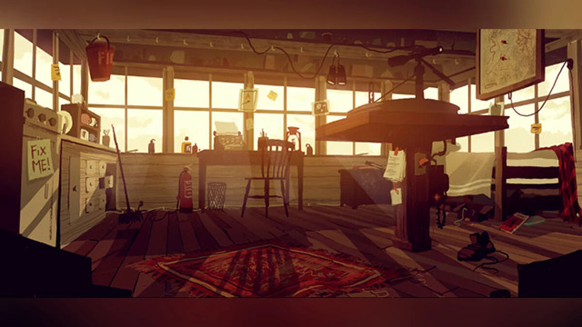 Арт из Firewatch / Картинка 8