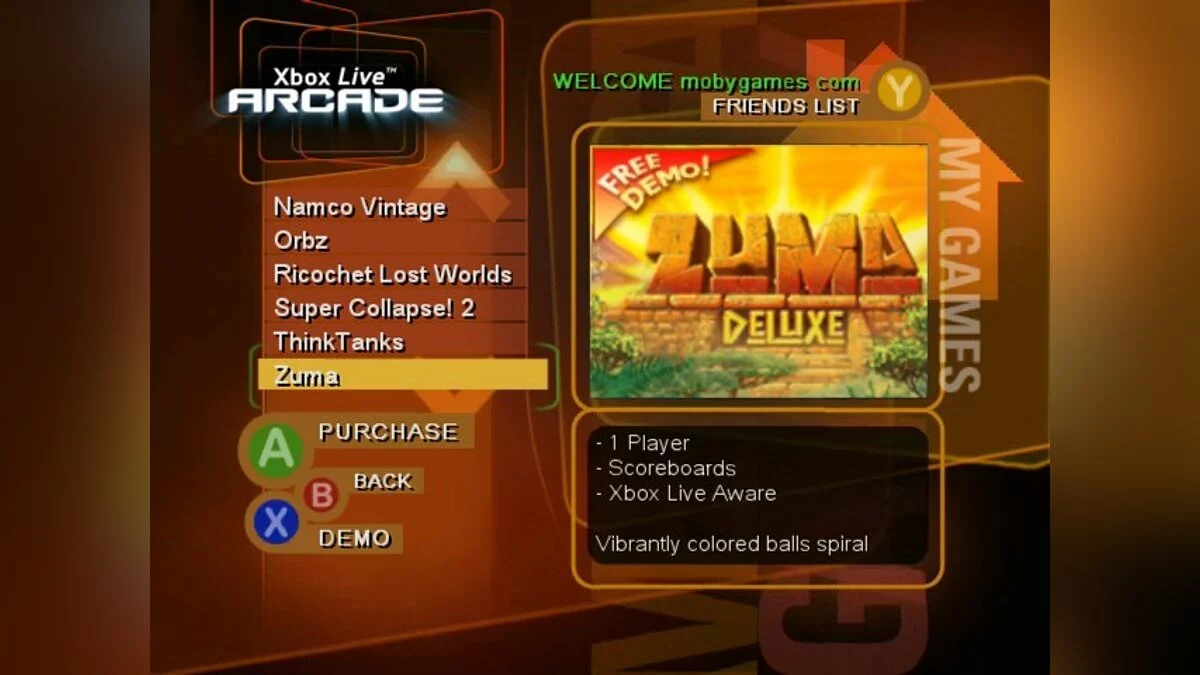 Скриншоты из Zuma Deluxe / Картинка 35