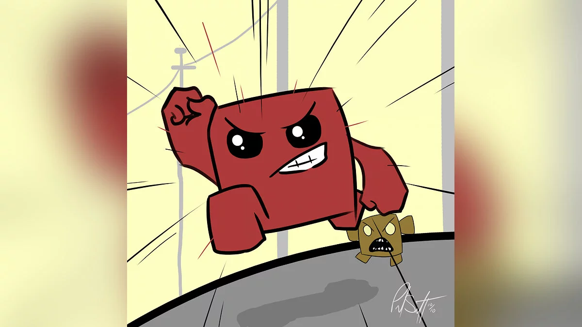 Арт из Super Meat Boy / Картинка 4