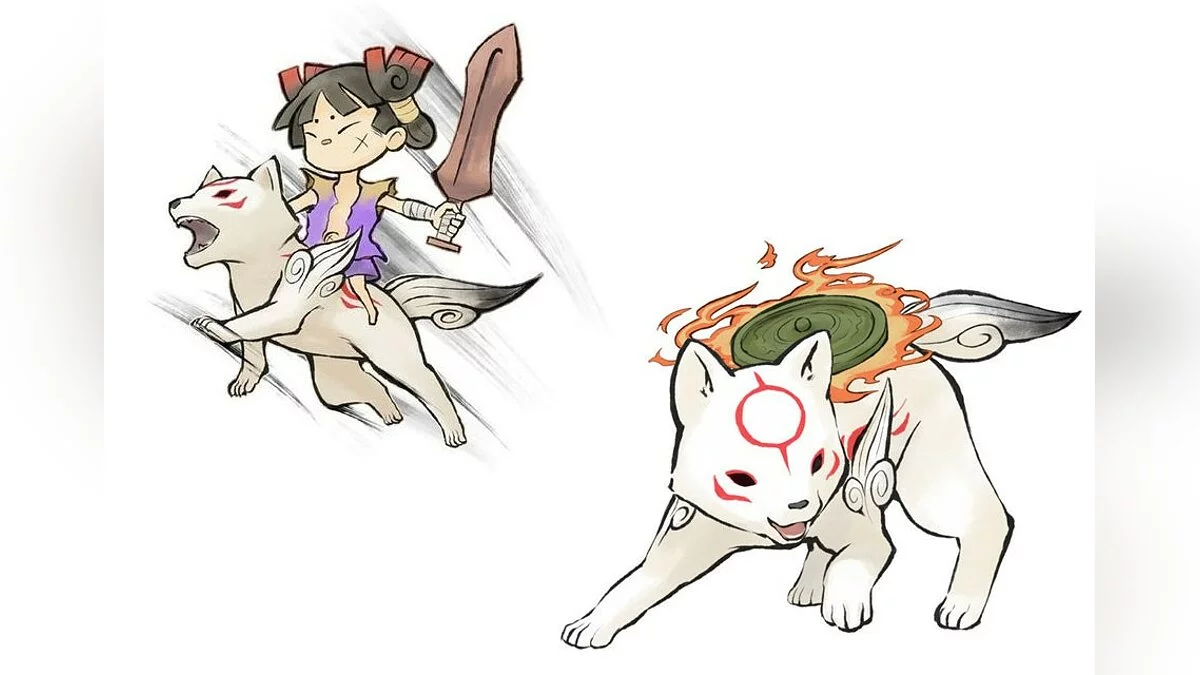 Арт из Okamiden / Картинка 9