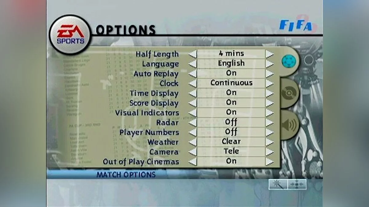 Скриншоты из FIFA 99 / Картинка 75