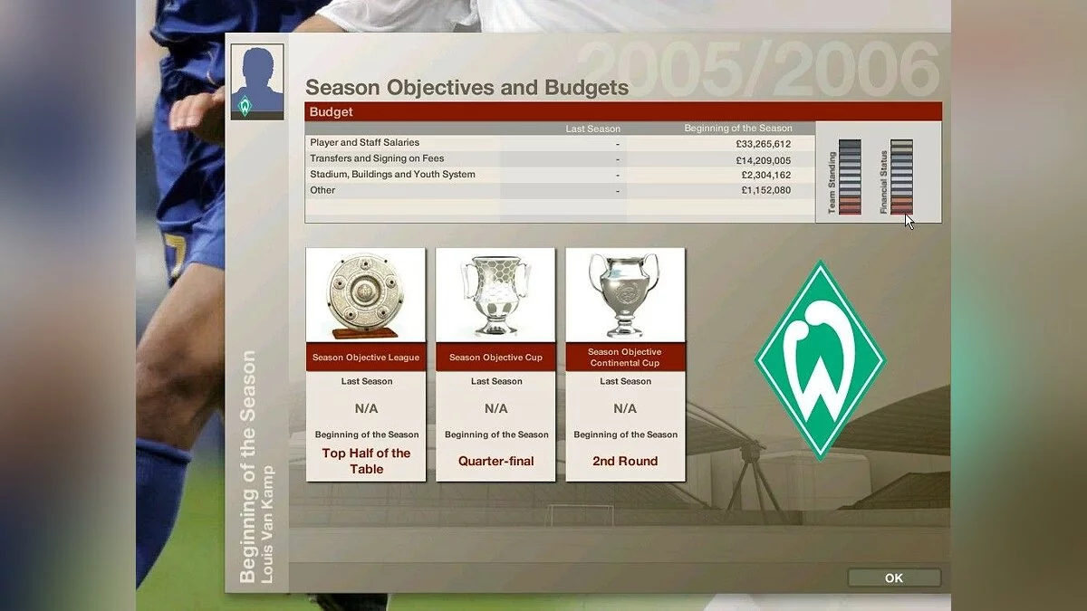 Скриншоты из FIFA Manager 06 / Картинка 14