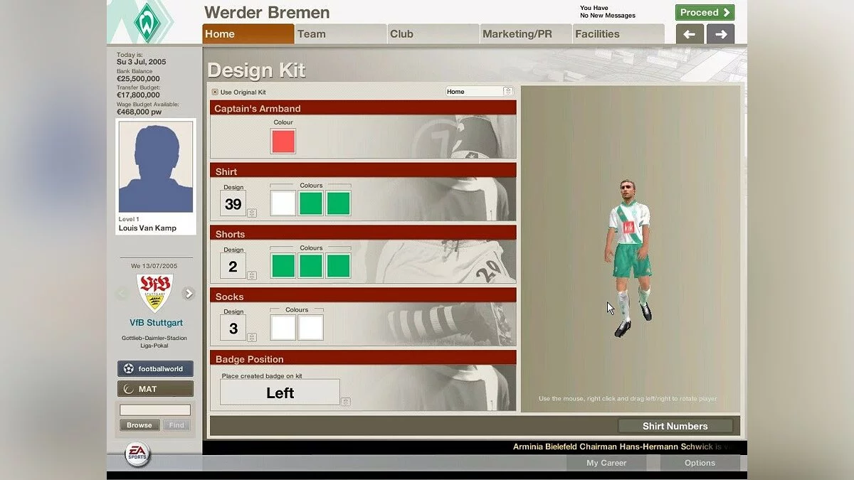 Скриншоты из FIFA Manager 06 / Картинка 23